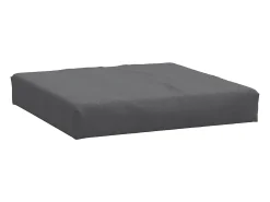 Clicnbuy Cojín para sofá palets tela melange 60x60x10 cm Gris antracita Outlet