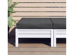 Clicnbuy Cojín para sofá palets tela melange 60x60x10 cm Gris antracita Outlet