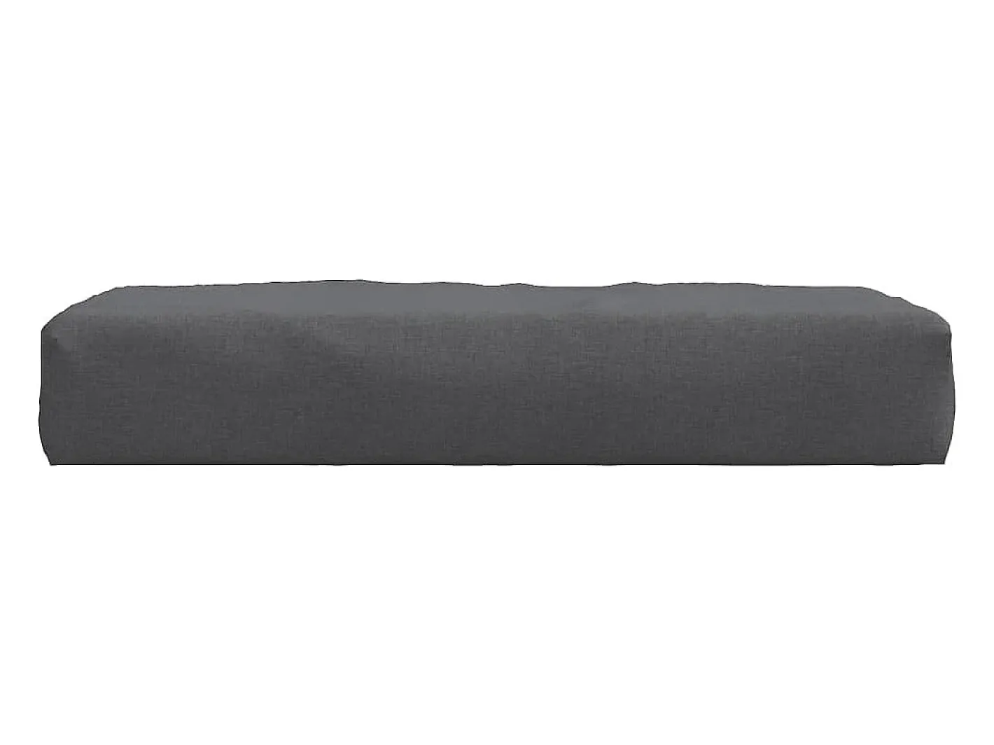 Clicnbuy Cojín para sofá palets tela melange 60x60x10 cm Gris antracita Outlet
