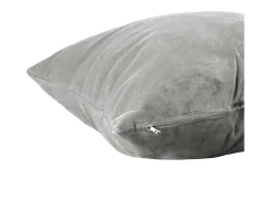 Cojín rectangular de terciopelo 50x30 cm - NAURU - SACASA Gris Clearance