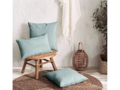 Cojín rectangular 30x50cm pana DUNE - SACASA Azul turquesa Outlet