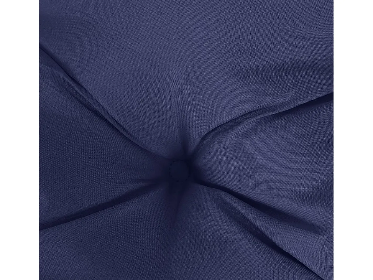 Clicnbuy Ropa De Casa-Cojín redondo de tela Oxford marino Ø 60x11 cm Azul