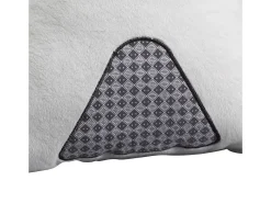 Sauthon Cojín Tipi de poliéster 27x22cm Blanco Discount