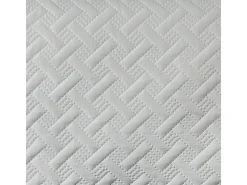 Ropa De Cama-Colcha con formas geométricas cosidas 250 x 260 cm Marfil