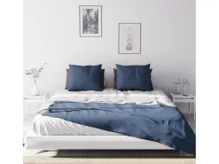 Soleil d'ocre Ropa De Cama-Colcha 220x240 cm ADELE azul Azul elu00e9ctrico