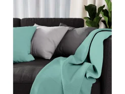 Discount Soleil d'ocre Colcha 180x220 cm ADELE Laguna Azul