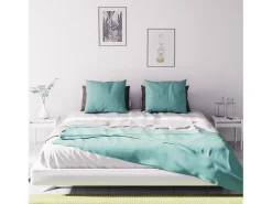 Soleil d'ocre Ropa De Cama-Colcha 220x240 cm ADELE Laguna Azul