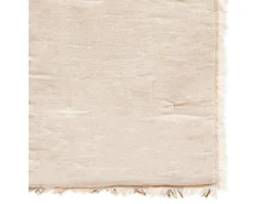 Atmosphera Ropa De Casa-Colchoneta de asiento lisa y con flecos Beige