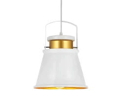 AKUNADECOR Colgante Con Interior Dorado Modelo Pelicano 1 Luz Blanco Clearance
