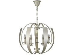 Discount AKUNADECOR Colgante Capuchina 5xe14 Champagne Regx53x53 Cm Dorado