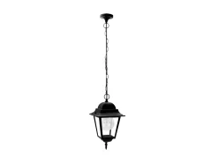 AKUNADECOR Iluminación Exterior-Colgante Clasico Para Exterior En Aluminio Spica Ip44 Negro