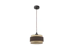 Sale AKUNADECOR Colgante Color Marron/natural Modelo Kandy Marru00f3n