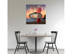 AKUNADECOR Colgante De 35 Cm Modelo Sapelli Marron Oscuro Marru00f3n Best