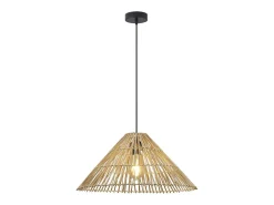 Colgante de 1 luz modelo Vinson acabado cuerda 35 cm(alto) 51 cm(ancho) 51 cm(fondo. Marru00f3n