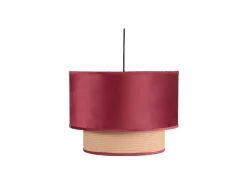AKUNADECOR Colgante De 2 Pantallas Nerva Vino De 40 Cm Rojo New