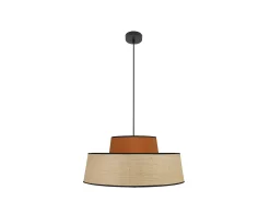 AKUNADECOR Colgante Jia De Una Luz Calabaza/natural Negro Sale