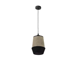 Clearance AKUNADECOR Colgante Modelo Campana Con Pantalla Negro