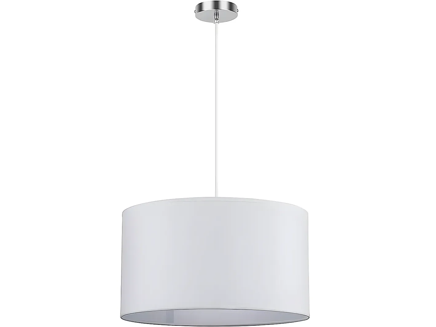 AKUNADECOR Lámpara Suspendida-Colgante Modelo Chanza Con Pantalla Blanco