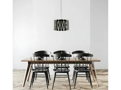 AKUNADECOR Colgante Modelo Cipres Marron De 1 Luz Marru00f3n