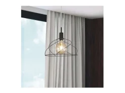 Lámpara Suspendida-Colgante modelo Farrel acabado 25 cm(alto) 35 cm(ancho) 35 cm (fondo) Negro