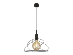 Lámpara Suspendida-Colgante modelo Farrel acabado 25 cm(alto) 35 cm(ancho) 35 cm (fondo) Negro