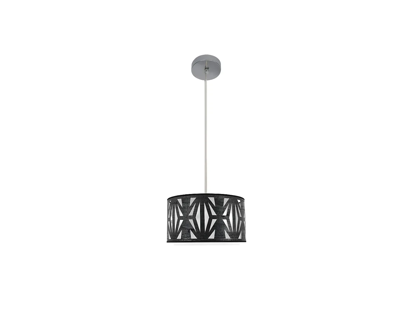 AKUNADECOR Colgante Modelo Katerina 1luz Xe27 Cromo/madera Negra Plateado Outlet