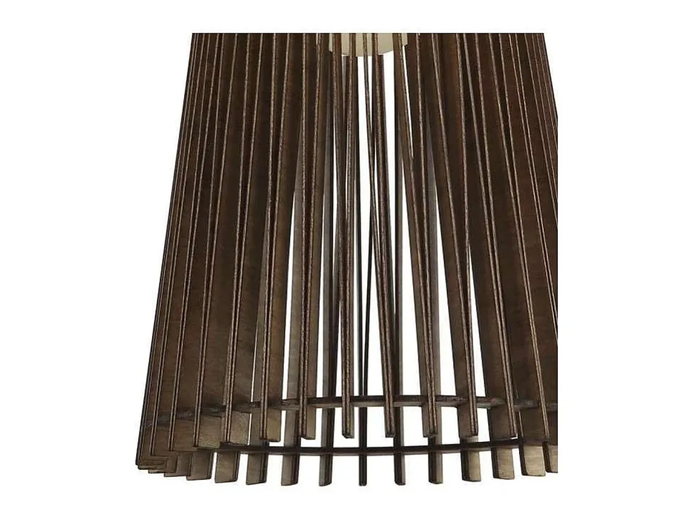 Lámpara Suspendida-Colgante modelo Mon acabado madera oscura 44 cm(alto)20 cm(ancho)20 cm(largo) Negro
