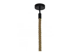 Colgante modelo Rope acabado cuerda, 100cm(alto) 10cm(ancho) 10cm(fondo. Negro Discount