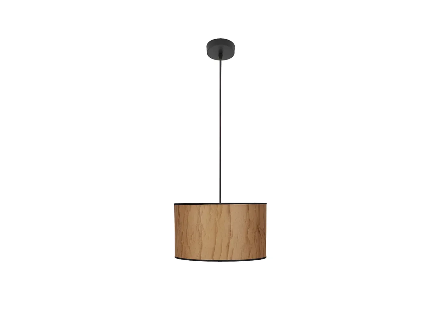 AKUNADECOR Colgante Pergamino Modelo Papiro 1luz Negro