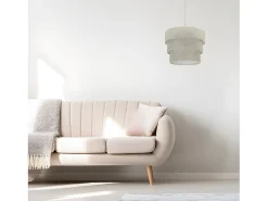 AKUNADECOR Lámpara Suspendida-Colgante Triple Modelo Smile Cromo Plateado