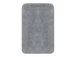 Conjunto de alfombras de baño de tela 2 piezas ES646692 Gris