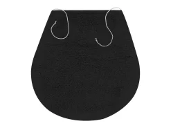 Alfombra De Baño|Ropa De Cama-Conjunto de alfombrillas de baño de tela 3 piezas antracita ES589575 Gris antracita