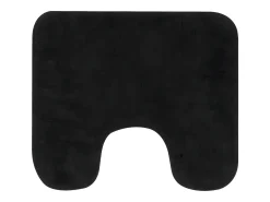 Alfombra De Baño|Ropa De Cama-Conjunto de alfombrillas de baño de tela 3 piezas antracita ES589575 Gris antracita