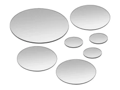 Espejo De Pared|Espejo-Conjunto de espejo de pared redondo vidrio 7 piezas ES543283 Plateado