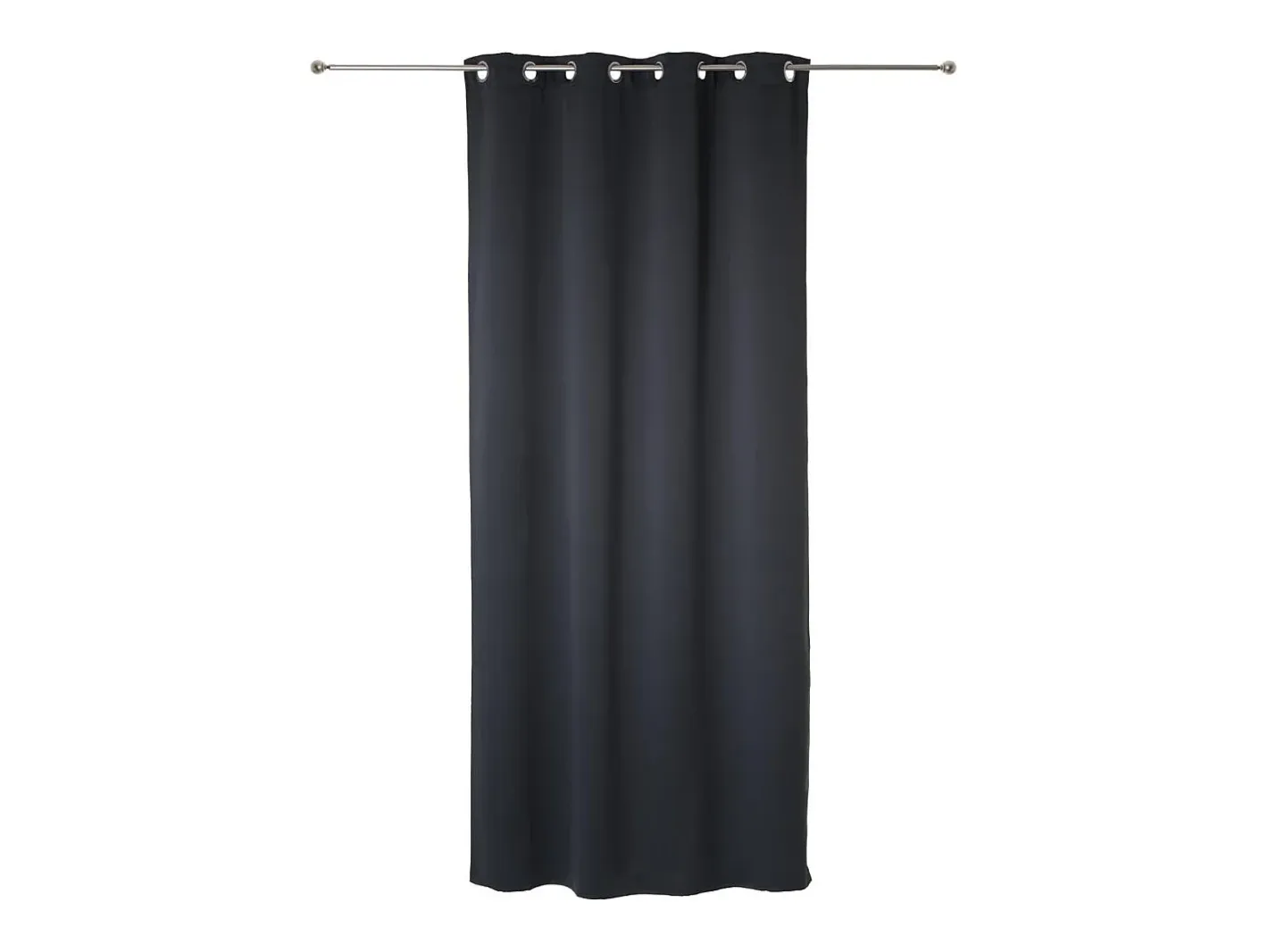 Atmosphera Cortina Gris oscuro Gris 260 x 140 cm Gris antracita Hot