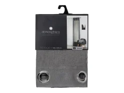 Sale Atmosphera Cortina VISOR TRANSPARENTE Vison Poliéster (240 x 140 cm) Gris