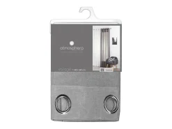 Sale Atmosphera Cortina VISOR TRANSPARENTE Vison Poliéster (240 x 140 cm) Gris