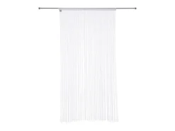 Sale Atmosphera Cortina con hilos lisos y coloridos Blanco