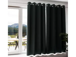 Soleil d'ocre Cortina con ojales 100% blackout 135x250 cm ECLIPSE caqui Verde Clearance