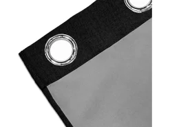 Soleil d'ocre Cortina con ojales 100% blackout 135x250 cm ECLIPSE Negro New