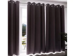 Soleil d'ocre Cortina con ojales 100% opacos 135x250 cm ECLIPSE Rosa Best