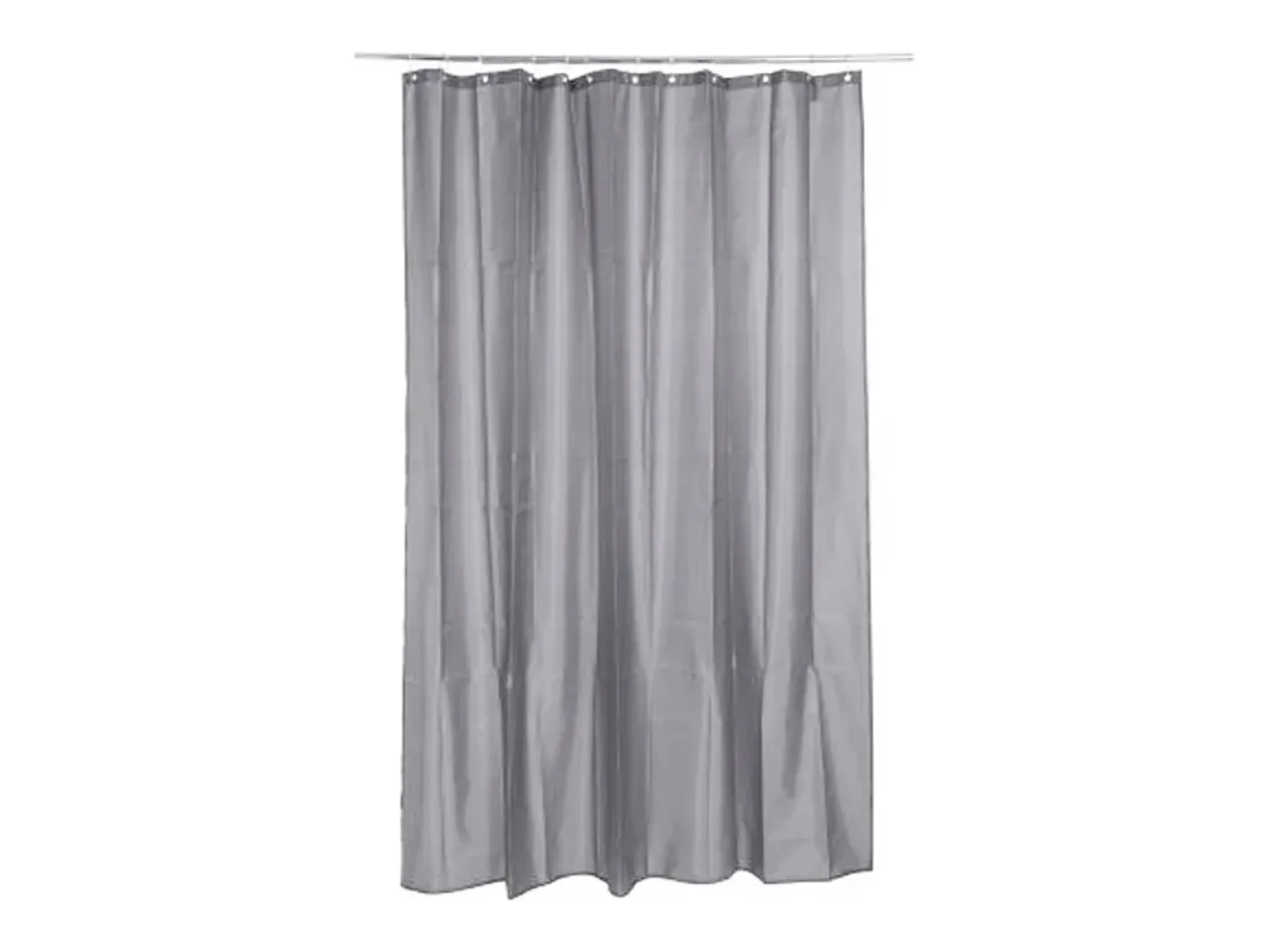 Best Cortina de ducha de poliéster Gris