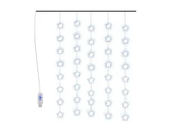 Sale vidaxl Cortina de luces estrellas 200 LEDs 8 funciones Azul
