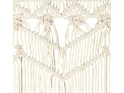 Ropa De Casa-Cortina de macramé algodón 140x240 cm ES478661 Crema