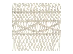 Ropa De Casa-Cortina de macramé algodón 140x240 cm ES614485 Crema