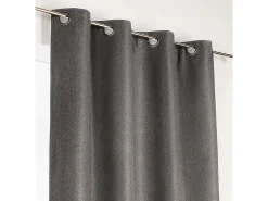 Cortina de mobiliario 100% ocultante 140 x 240 cm Gris antracita
