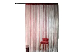 Cortina Hilos Spaguetti 90 x 240 cm Granate Best