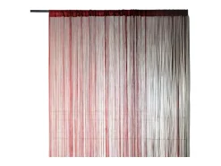 Cortina Hilos Spaguetti 90 x 240 cm Granate Best