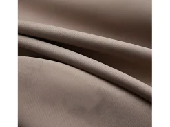 Cortina opaca con anillas de metal gris 290x245 cm ES782215 Topo Hot