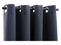 Ropa De Casa-Cortina opaca con anillas de metal 290x245 cm ES515943 Gris antracita